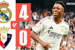 Real Madrid vs Osasuna 4-0: Sao Vinicius xuất thần cú hattrick đẹp mắt, Bellingham góp công chiến thắng 