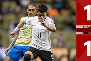 Brazil vs Uruguay 1-1: Tâm điểm hiệp 2, Valverde mở bàn, Gerson ghi siêu phẩm volley cứu thua