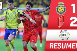 Al Nassr vs Al Qadisiya 1-2: Ronaldo tỏa sáng nhưng Quinones gỡ hòa, Aubameyang ngược dòng đẹp mắt giành chiến thắng