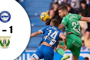 Alaves vs Leganes 1-1: Kịch tính hiệp 2, Oscar Rodriguez mở bàn, Joan Jordan kiến tạo, Carlos Vicente buộc chia điểm phút cuối