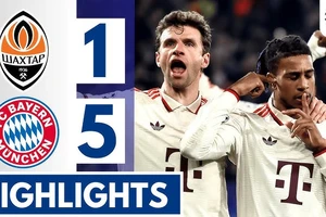 Shakhtar Donetsk vs Bayern Munich 1-5: Zubkov kiến tạo, Kevin sớm gây bất ngờ nhưng Laimer, Muller, Olise, Musiala tỏa sáng, Bayern ngược dòng đẳng cấp