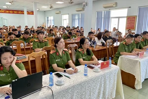 Lãnh đạo các đơn vị tại hội nghị