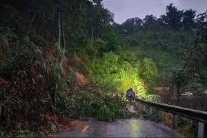 Nhiều tuyến đường trên địa bàn tỉnh Hà Giang bị sạt lở