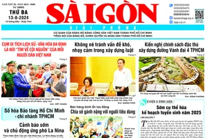 Sài Gòn Giải Phóng ngày 13/8/2024