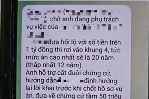 Giả công an, viện kiểm sát liên hệ người nhà của bị can “mời” chạy án