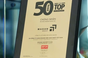 Masan Group 11 năm liên tiếp vào TOP 50 Công ty kinh doanh hiệu quả nhất Việt Nam