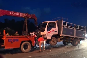 Tai nạn liên hoàn trên Quốc lộ 1 qua địa phận Quảng Nam