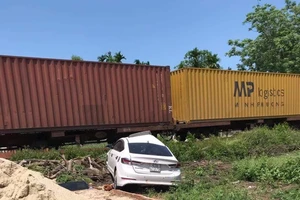 Tuyến đường sắt qua địa bàn Quảng Nam đã lưu thông trở lại sau vụ tai nạn 