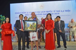 Quảng Nam đón vị khách quốc tế thứ 4,6 triệu 