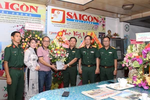 Quân khu 5 chúc mừng Báo Sài Gòn Giải Phóng nhân ngày Báo chí Cách mạng Việt Nam