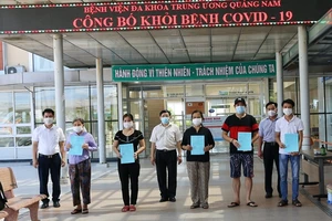 Quảng Nam công bố khỏi bệnh cho 11 trường hợp mắc Covid-19