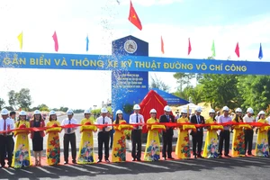 Quảng Nam gắn biển và thông xe kỹ thuật đường Võ Chí Công