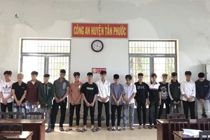 Khởi tố 35 thanh niên về tội gây rối trật tự công cộng ở Tiền Giang