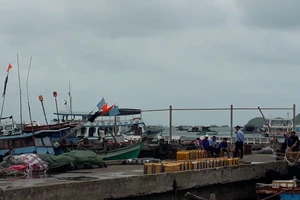 Kiên Giang: Lốc xoáy làm sập nhà chờ bến cảng, 1 người tử vong, 3 người bị thương 