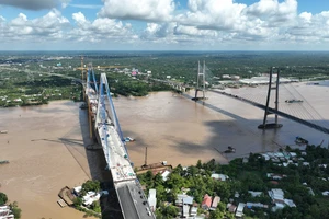 Hợp long cầu Mỹ Thuận 2 trong tháng 10-2023