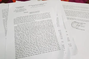 Văn bản của UBND xã Sơn Trạch đề nghị dứng đề án thu gom rác do Huyện Bố Trạch xây dựng không đúng quy trình.