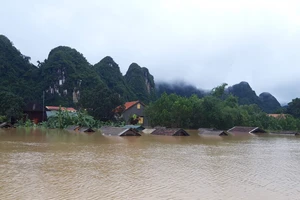 Lũ lên tại Xã Tân Hóa, huyện Minh Hóa