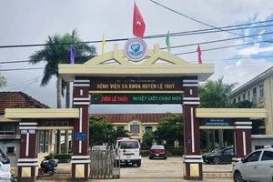 Bệnh viện đa khoa huyện Lệ Thủy. Ảnh: MINH PHONG