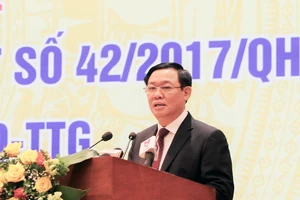 Phó Thủ tướng Vương Đình Huệ phát biểu tại hội nghị