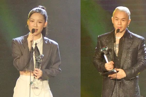 Binz và Amee đoạt giải ca sĩ của năm tại Giải thưởng Làn sóng xanh 2020