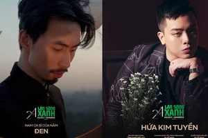 Rapper ​Đen Vâu, Hứa Kim Tuyền “bội thu” Giải thưởng Làn Sóng Xanh 2021