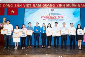 Giải thưởng Ngòi bút trẻ năm 2022: Báo Sài Gòn Giải Phóng đoạt 1 giải B, 2 giải C, 1 giải khuyến khích 