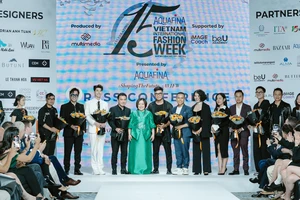Aquafina Tuần Lễ Thời trang Quốc tế Việt Nam 2023 tôn vinh nguồn nguyên liệu tự nhiên