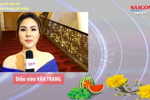Sao Việt chúc tết độc giả Báo Sài Gòn Giải Phóng
