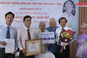 Bộ sách “Khảo cổ học Nam bộ” đoạt Giải thưởng Trần Văn Giàu