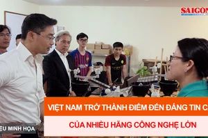Việt Nam trở thành điểm đến đáng tin cậy của nhiều hãng công nghệ lớn