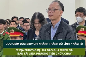 Tin nóng: Cựu Giám đốc BIDV chi nhánh Thành Đô lĩnh 7 năm tù; 52 địa phương bị lừa đảo qua chiêu bài bán tài liệu, phương tiện chữa cháy