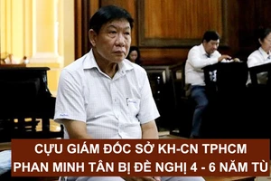 Tin nóng: Cựu Giám đốc Sở KH-CN TPHCM Phan Minh Tân bị đề nghị 4 - 6 năm tù