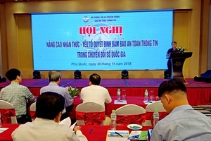 Quang cảnh hội nghị về an ninh mạng 