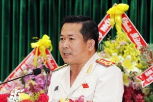 Đại tá Đinh Văn Nơi tái đắc cử Bí thư Đảng ủy Công an tỉnh An Giang 
