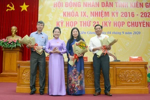 Bà Lê Hồng Thắm giữ chức Phó Chủ tịch HĐND tỉnh Kiên Giang