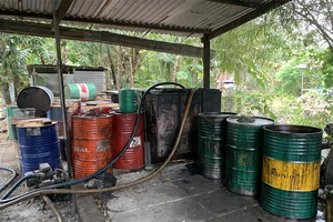 Phát hiện số lượng lớn chất thải nguy hại tại một cơ sở tái chế ở An Giang
