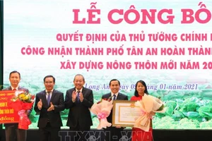 TP Tân An hoàn thành xây dựng nông thôn mới