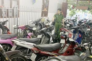 Phát hiện số lượng lớn xe mô tô không giấy tờ trong cơ sở cầm đồ ở An Giang