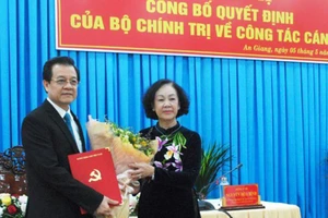 Đồng chí Lê Hồng Quang giữ chức Bí thư Tỉnh ủy An Giang