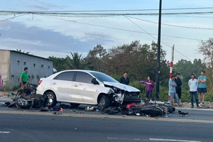 Ô tô gây tai nạn nghiêm trọng khiến 2 người chết, 5 người bị thương ở Phú Quốc
