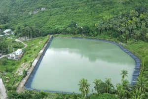 Khẩn trương sửa hồ chứa nước cho dân trên đảo Lại Sơn