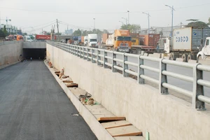 Chiều 31-1, hầm chui nút giao Mỹ Thủy được thông xe, góp phân giảm ùn tắc giao thông đường vào cảng Cát Lái