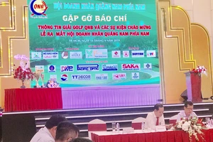 Hội Doanh nhân Quảng Nam công bố giải Golf QNB