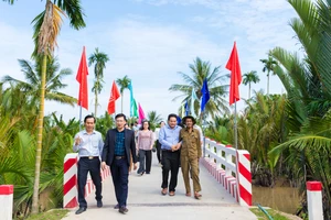 8 tỷ đồng xây dựng cầu đường nông thôn ở huyện Giồng Trôm, tỉnh Bến Tre
