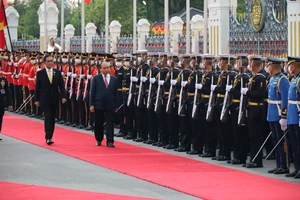 Lễ đón Chủ tịch nước Nguyễn Xuân Phúc thăm chính thức Vương quốc Thái Lan