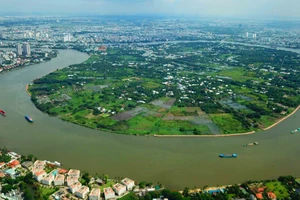 Bán đảo Thanh Đa quy hoạch thành khu đô thị sinh thái, bền vững và hiện đại. Ảnh: QUỐC HÙNG