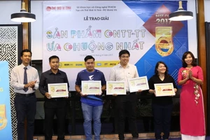 Các doanh nghiệp CNTT-TT nhận giải Best Cup 2017