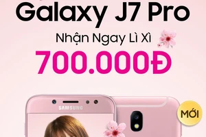Galaxy J7 Pro màu hồng cho phái nữ