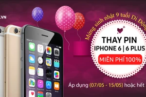 Di Động Việt đang thay pin miễn phí cho iPhone 6/6S