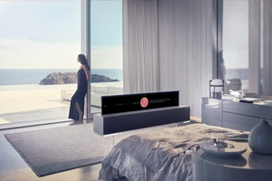 LG OLED R9 65 inch, mẫu TV OLED đầu tiên trên thế giới có thể cuộn lại dễ dàng